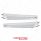 30" Chrome Heavy Duty Mud Flap Hangers - 2.5" Bolt Pattern - Competition Series (Pair)