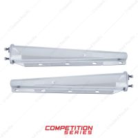 30" 430SS Heavy Duty Mud Flap Hangers - 2.5" Bolt Pattern - Competition Series (Pair)