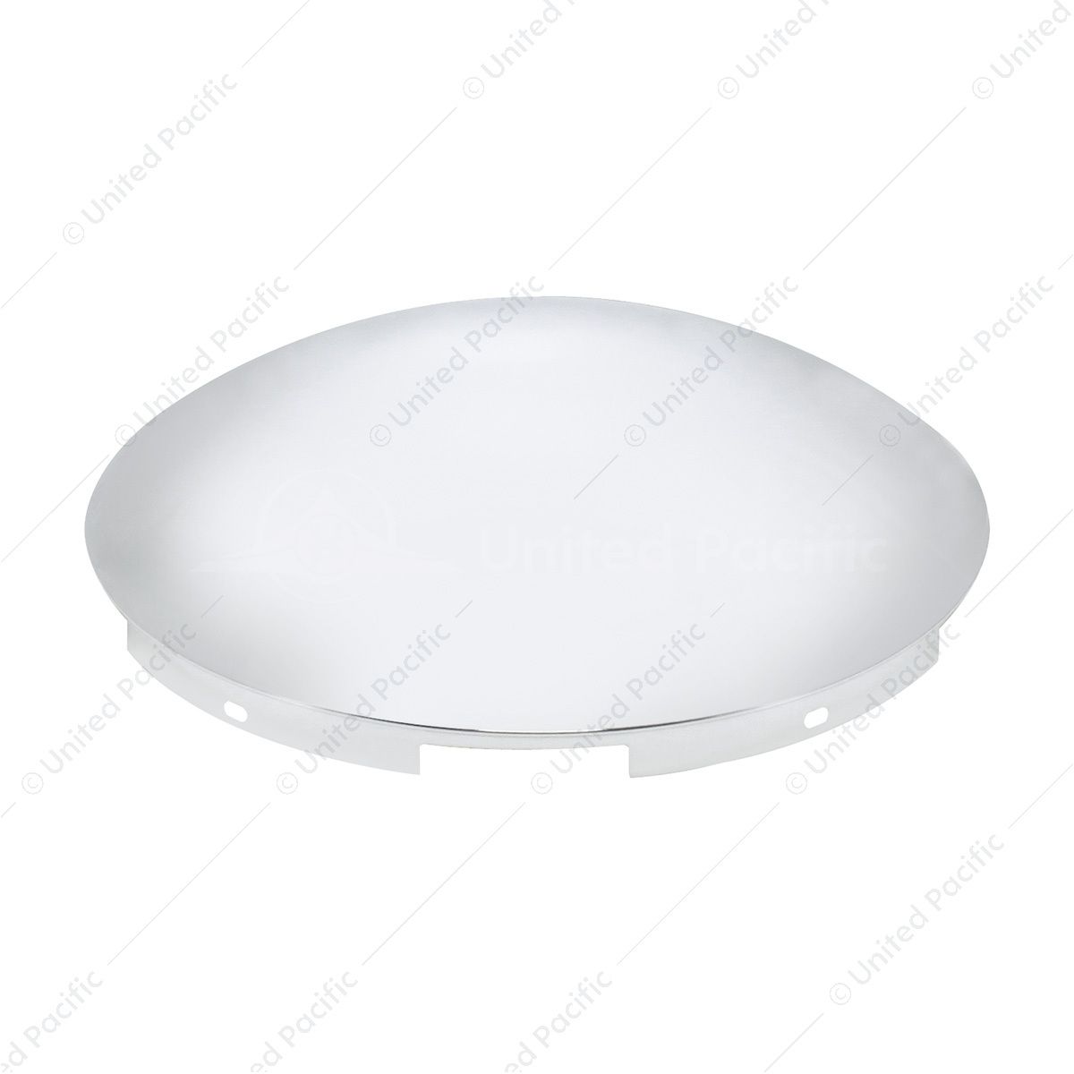 5 Even Notched Stainless Steel Dome Front Hubcap - 7/16" Lip