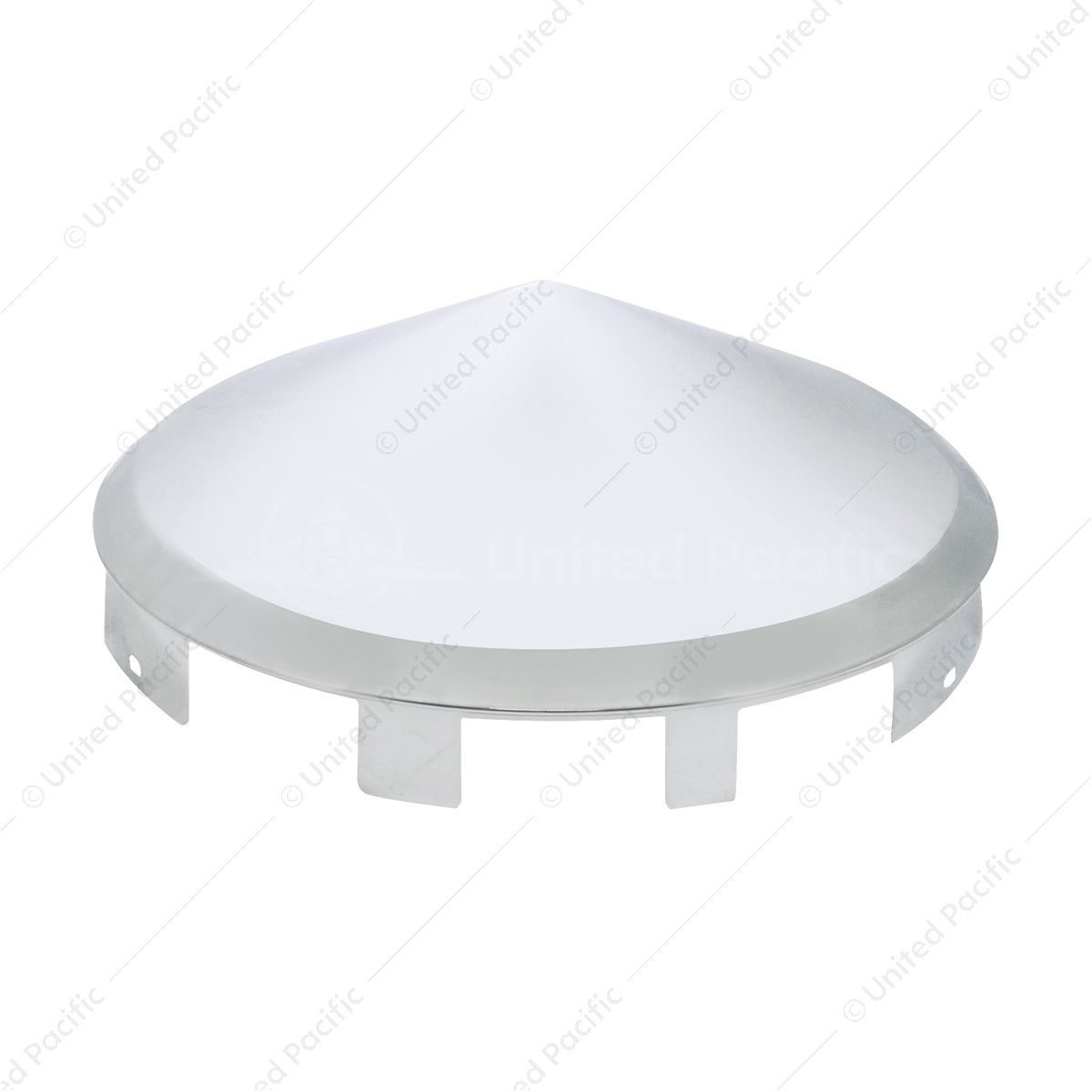 Universal Stainless Pointed Front Hubcap - 1" Lip