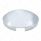 4 Even Notched Stainless Steel Dome Front Hubcap - 1" Lip