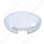 4 Even Notched Stainless Steel Pointed Front Hubcap - 1" Lip