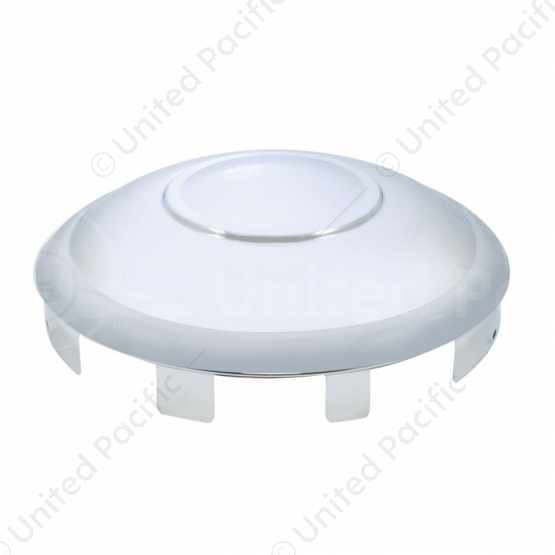 Universal Stainless Steel Classic Front Hubcap - 1" Lip