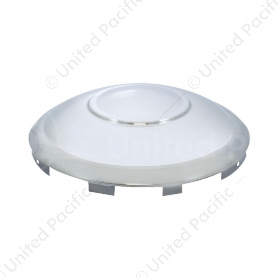 Universal Stainless Steel Classic Front Hubcap - 7/16" Lip