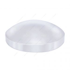 8" Stainless Dome Rear Hubcap