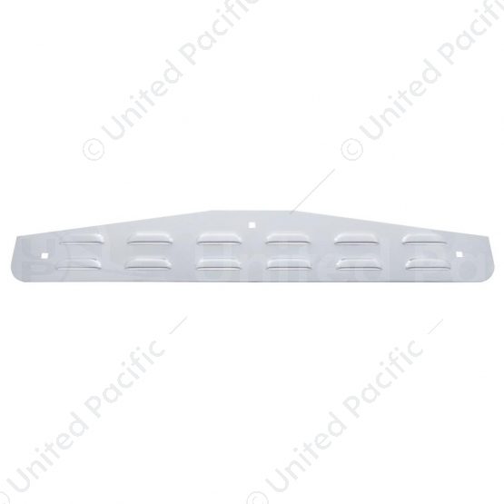 4" X 24" Stainless Louvered Bottom Mud Flap Plate - Bolt Thru