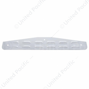 4" X 24" Stainless Louvered Bottom Mud Flap Plate - Bolt Thru