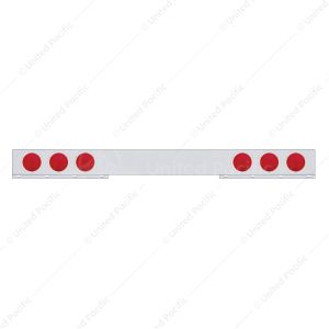 Stainless Steel Light Bar With Six 4" Lights & Stainless Steel Bezel