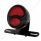 Black Motorcycle Rear Fender Mounting Bracket With 1928 LED "DUO Lamp" Tail Light