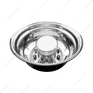 24-1/2" O.D. Stainless Rear Wheel Simulator Set - 2 Vent Hole, Stud Piloted