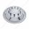 22-1/2" OD Stainless Front Wheel Simulator Set - 2 Vent Holes, Stud Piloted