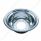 22-1/2" OD Stainless Rear Wheel Cover Only - 2 Vent Hole, Hub Piloted
