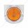 Stainless Light Bracket With 4" Light & Visor - Amber Lens