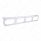 Stainless Light Bracket With 4X Oval Light Cutouts
