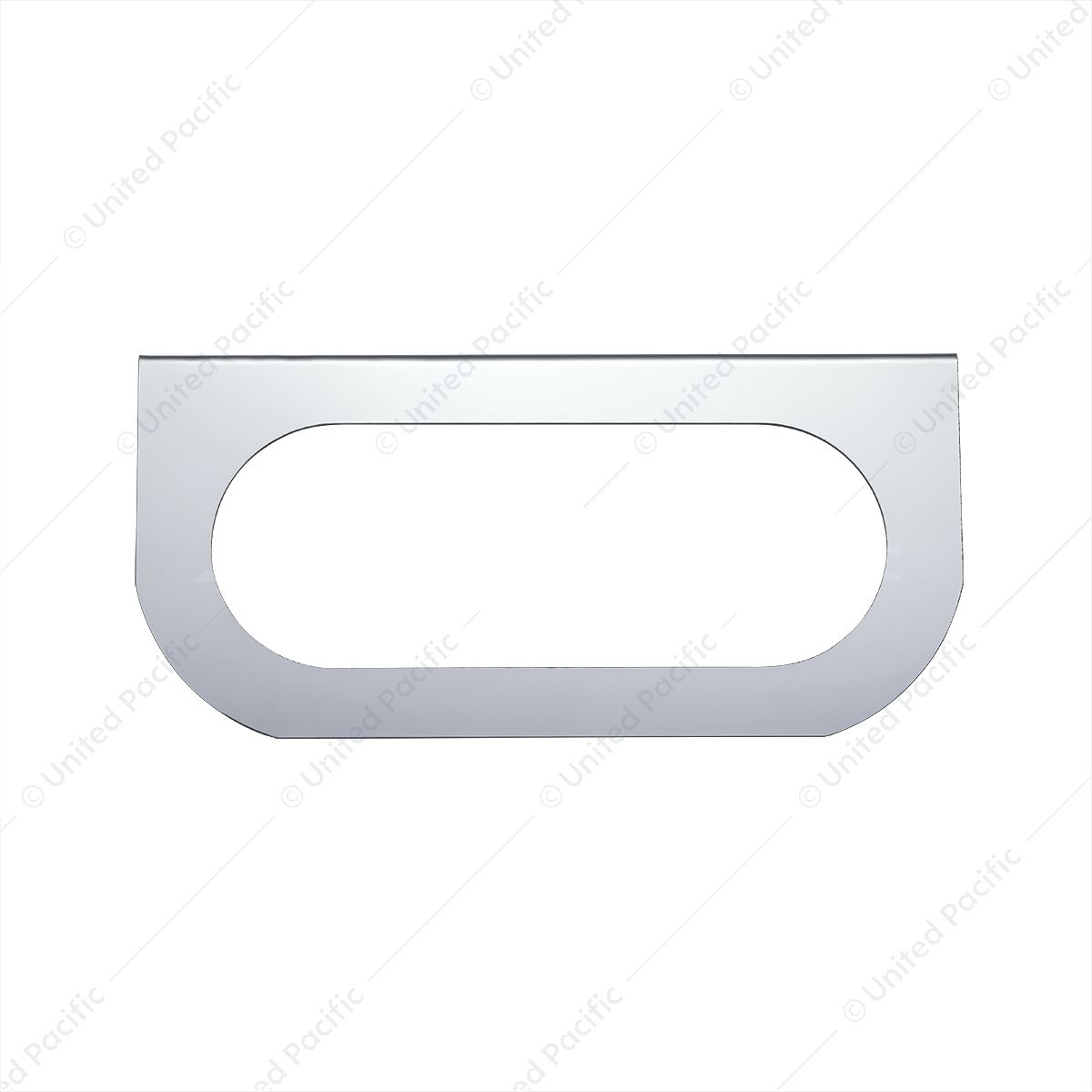 Stainless Light Bracket With Single Oval Light Cutout