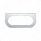 Stainless Light Bracket With Single Oval Light Cutout