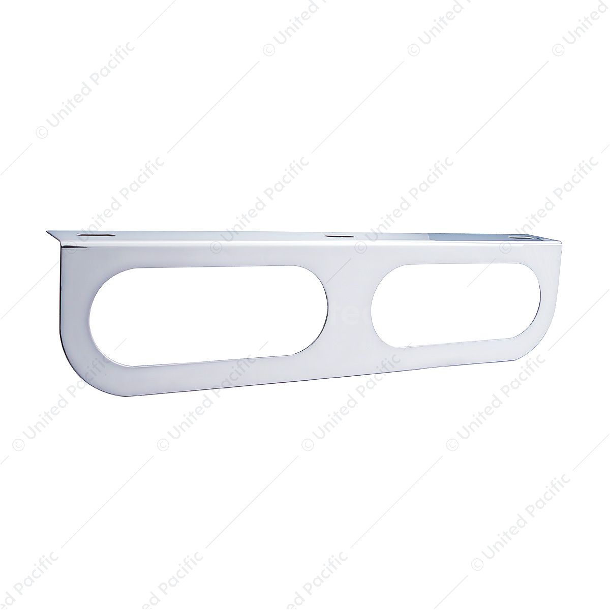 Stainless Light Bracket With 2X Oval Light Cutouts