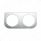 Stainless Light Bracket With 2X 4" Light Cutouts