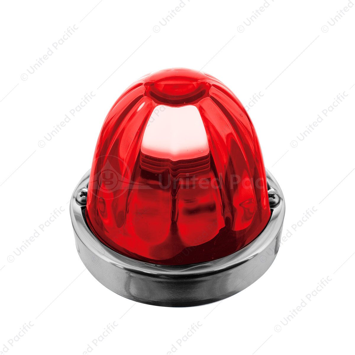 Glass Watermelon Flush Mount Kit - Red