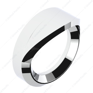 Chrome Plastic Small Gauge Bezel For 1996-2010 Freightliner Century