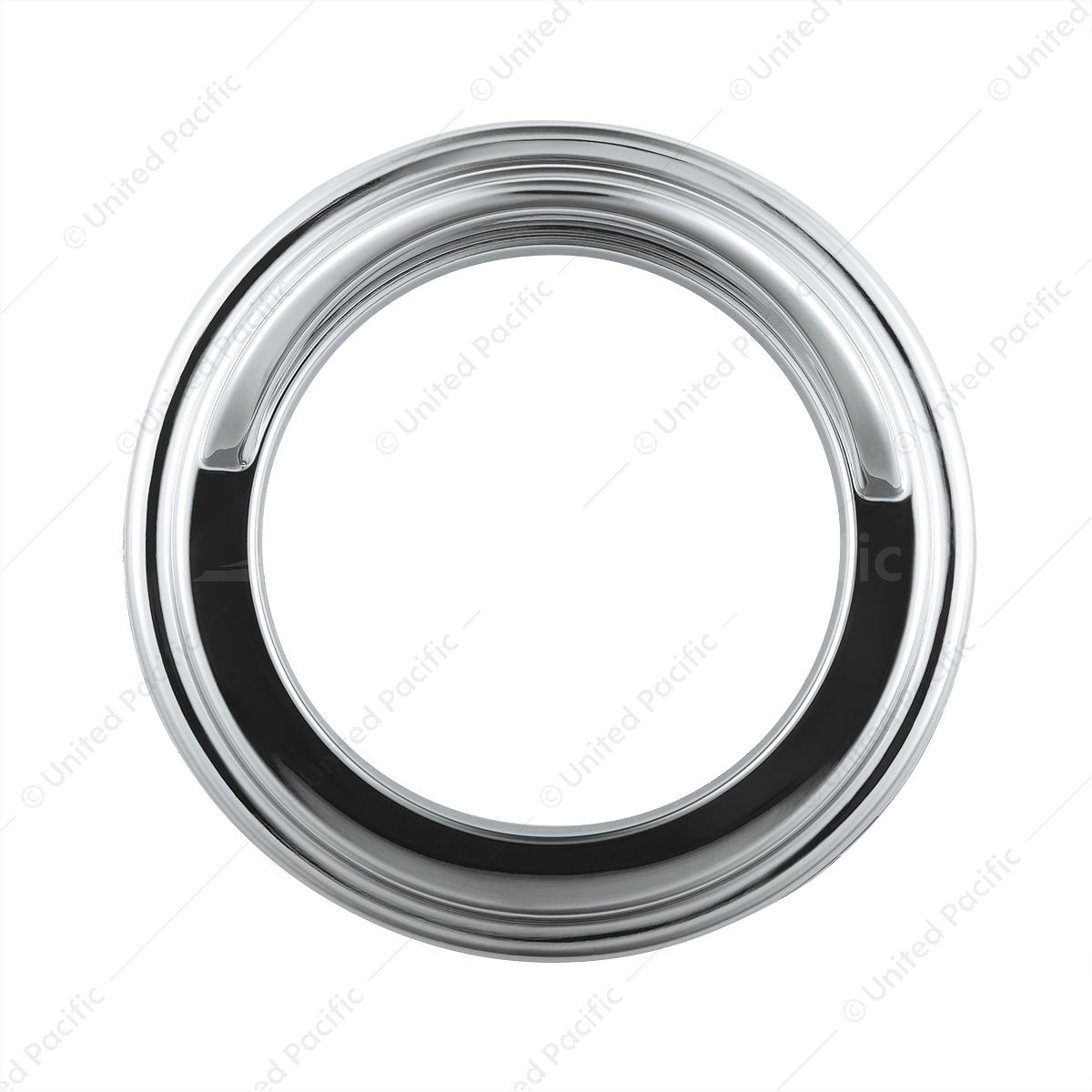 Chrome Small Gauge Cover With Visor For Freightliner