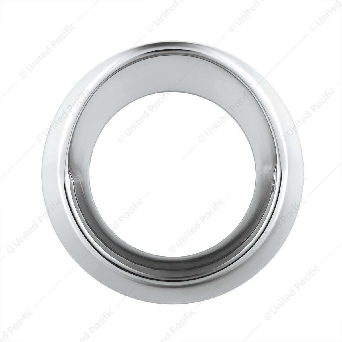Chrome Plastic Small Gauge Cover With Visor