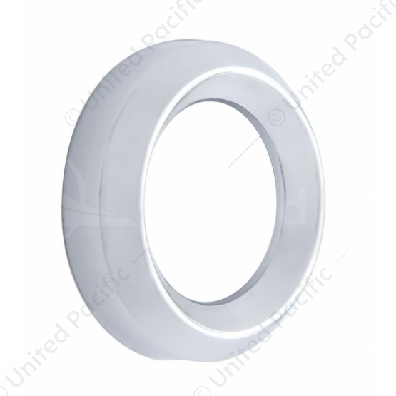 Chrome Plastic Oil Pressure Gauge Cover For Peterbilt 359