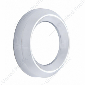 Chrome Plastic Oil Pressure Gauge Bezel For Peterbilt 359