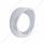 Chrome Plastic Oil Pressure Gauge Bezel With Visor For Peterbilt 359
