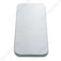 Kenworth Stainless Vent Door Cover - Plain (Card of 2)