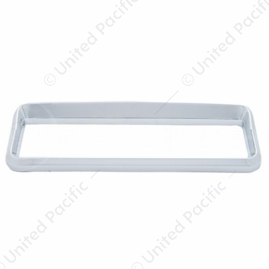 Chrome "Studio Sleeper" Bezel With Visor For Kenworth