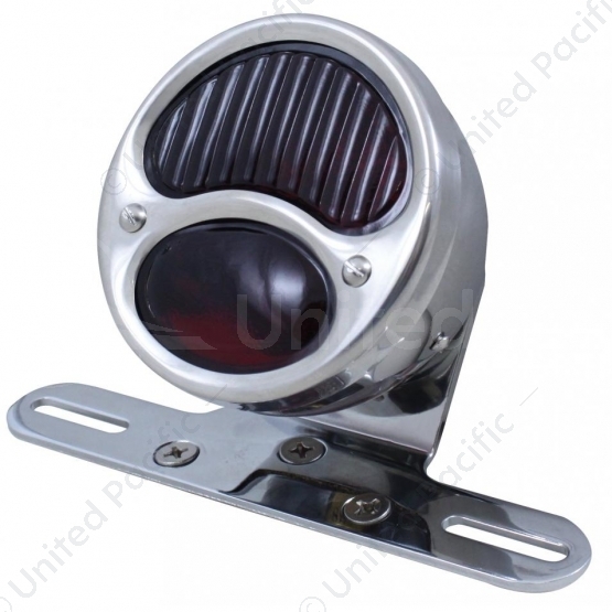 1928 "DUO Lamp" Tail Light With Chrome Mounting Bracket For Motorcycle
