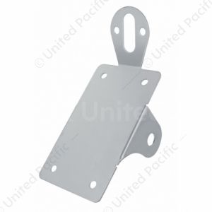 Bobber Motorcycle Style Vertical Side Mount License Plate & Light Bracket