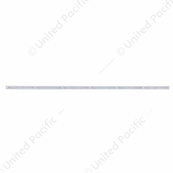 79-1/2" Stainless Bumper Light Bracket With 6X 14 LED 12" Light Bars - Amber LED/Chrome Lens