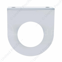 Stainless Light Bracket With Single 2" Light Cutout