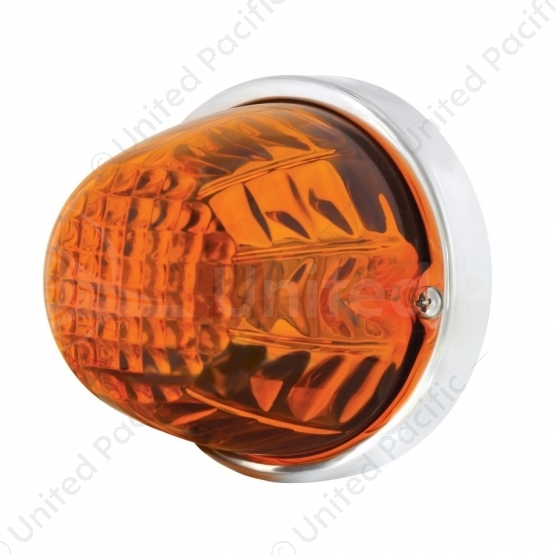 Glass Crystal Flush Mount Kit - Dark Amber