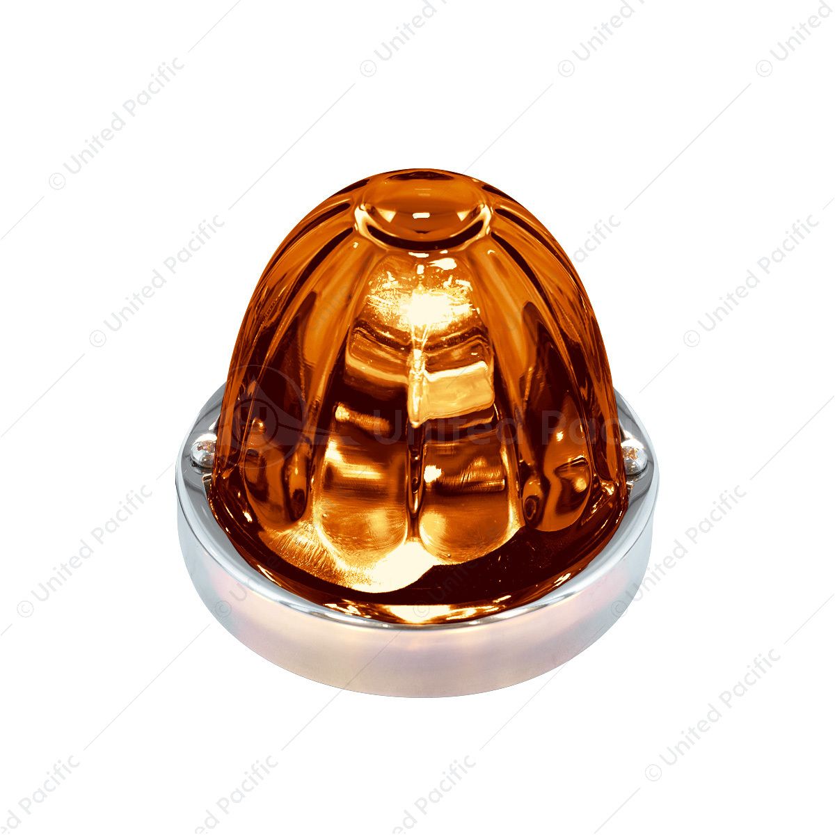 Glass Watermelon Flush Mount Kit - Dark Amber