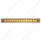 12-3/4" Stainless Light Bracket With 14 LED 12" Light Bar - Amber LED/Amber Lens