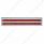 12-3/4" Stainless Light Bracket With 2X 14 LED 12" Light Bars - Red LED/Red Lens
