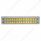 12-3/4" Stainless Light Bracket With 2X 14 LED 12" Light Bars - Amber LED/Chrome Lens
