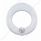 Universal Small Gauge Bezel With Visor - Clear Crystal
