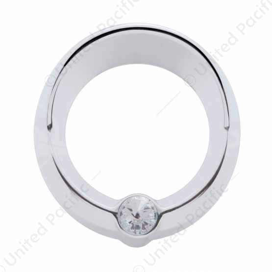 Signature Series Small Gauge Cover With Visor For Freightliner - Clear Crystal