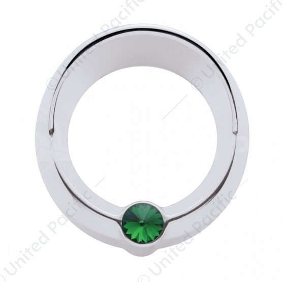 Signature Series Small Gauge Cover With Visor For Freightliner - Green Crystal