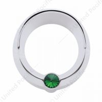 Signature Series Small Gauge Bezel With Visor For Freightliner - Green Crystal