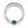 Signature Series Small Gauge Bezel With Visor For Freightliner - Green Crystal
