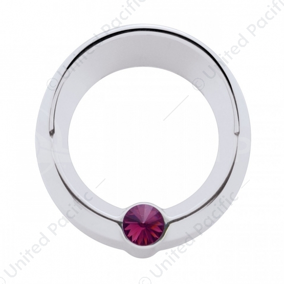 Signature Series Small Gauge Cover With Visor For Freightliner - Purple Crystal