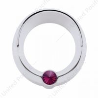 Signature Series Small Gauge Bezel With Visor For Freightliner - Purple Crystal
