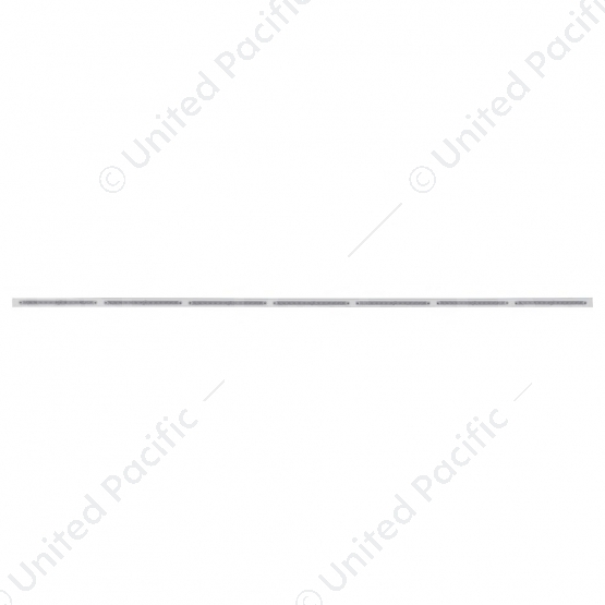 94" Stainless Light Bracket With 7X 14 LED 12" Light Bars - Blue LED/Clear Lens