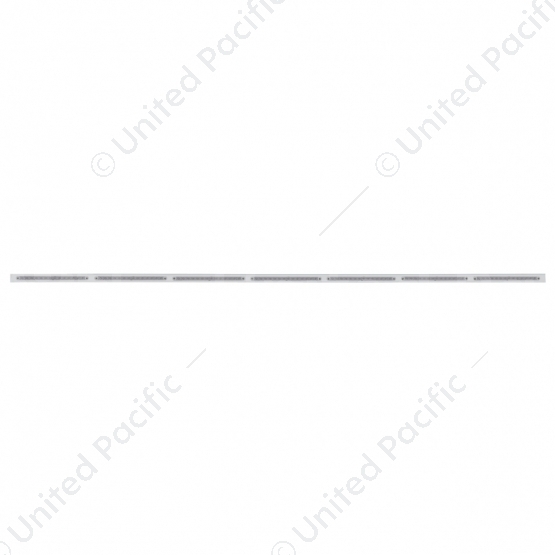 94" Stainless Light Bracket With 7X 14 LED 12" Light Bars - White LED/Clear Lens