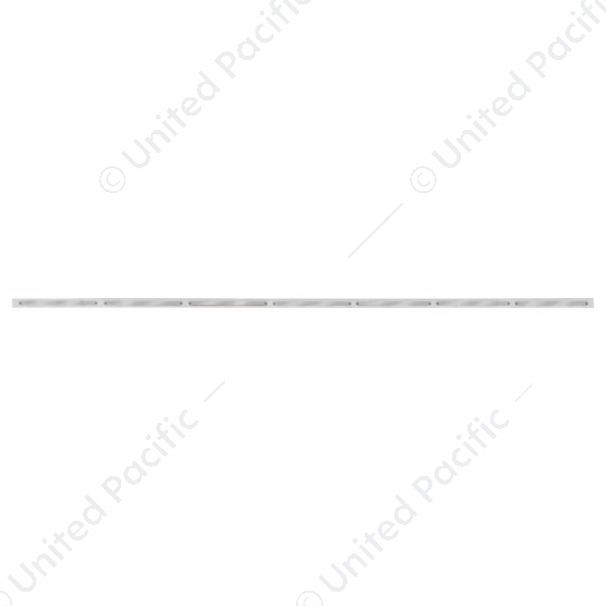 94" Stainless Light Bracket With 7X 14 LED 12" Light Bars - Amber LED/Chrome Lens